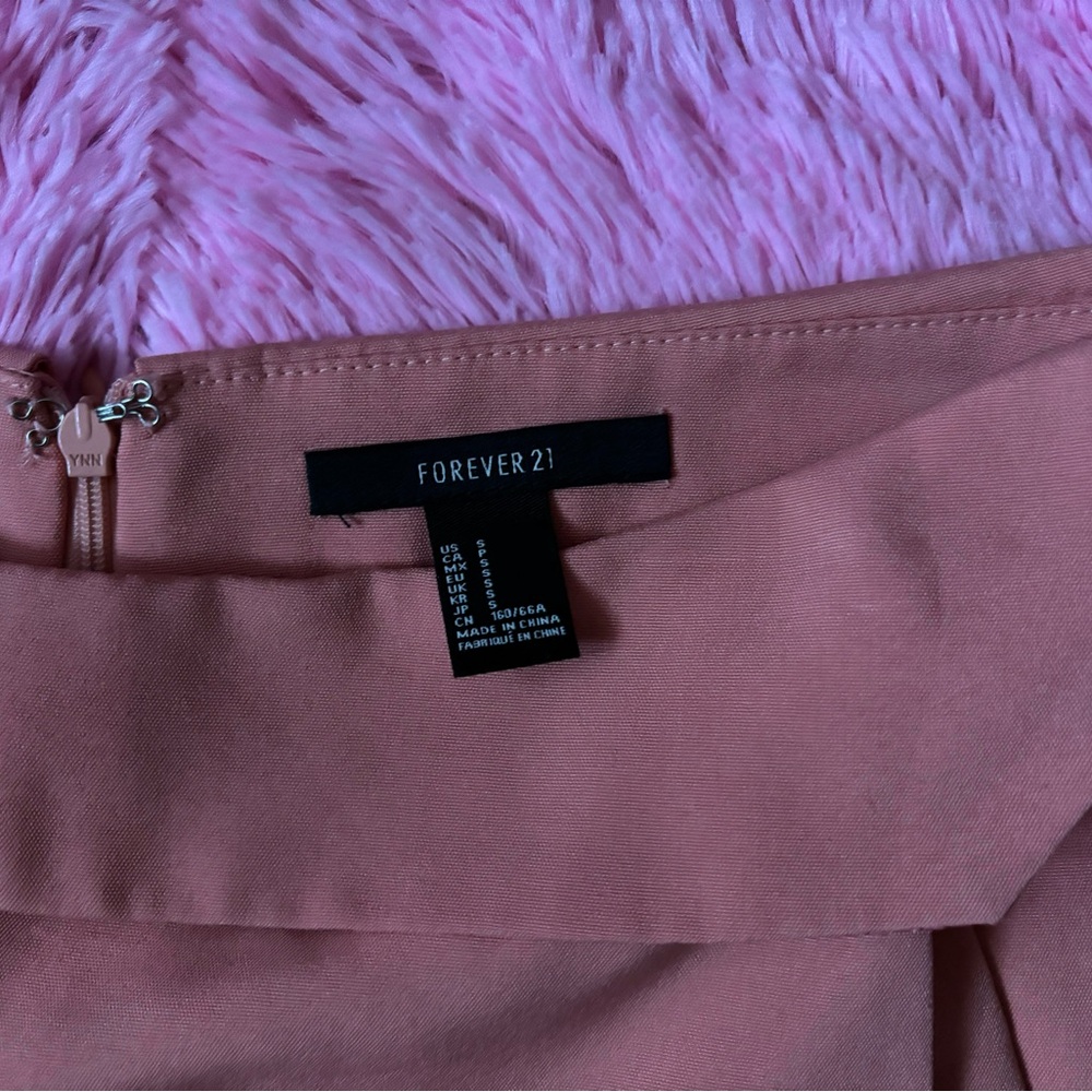 Forever 21 peach sz S  fold over waist skort - Picture 4 of 7